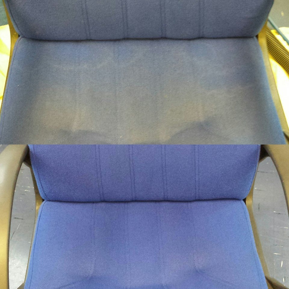 Conference chairs before and after