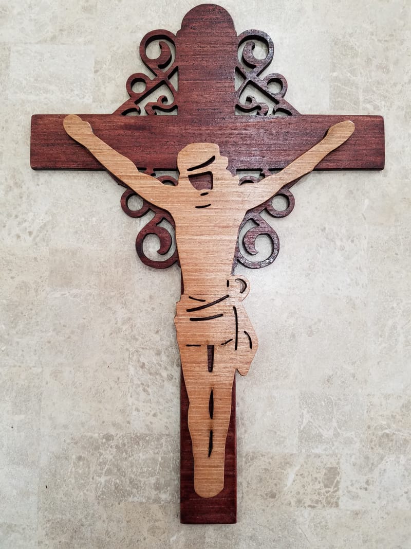 Crucifix Kuna S Laser Engraving