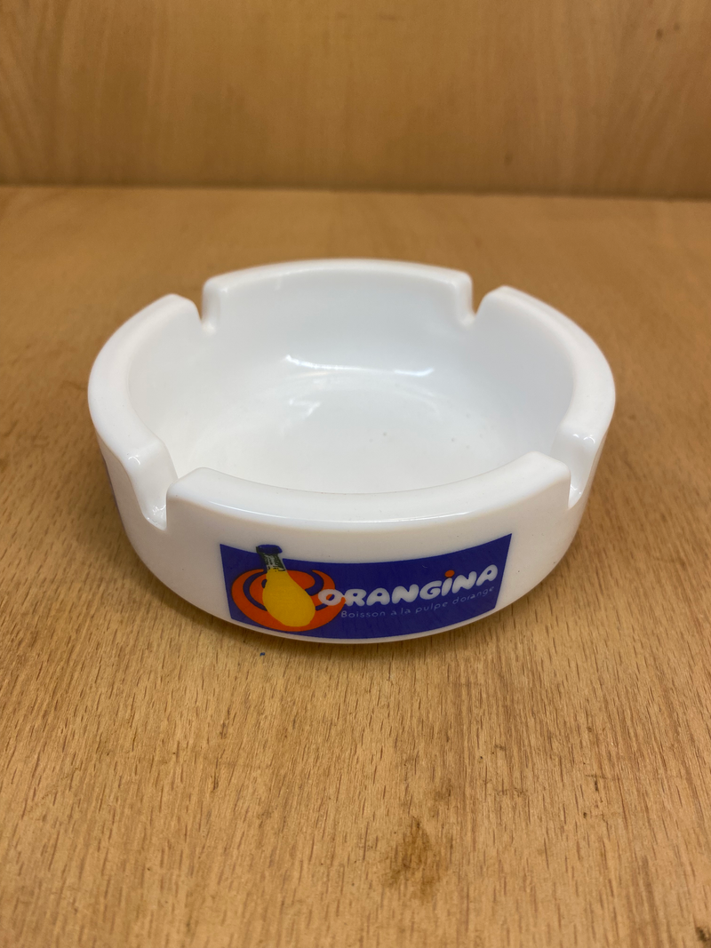 Cendrier Blanc Orangina Rond Comptoir Du Broc Webstore