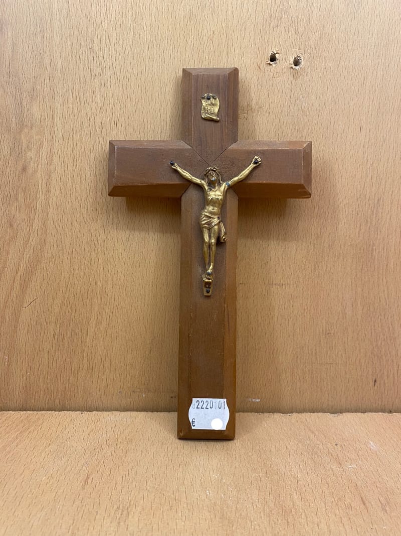 Petit Crucifix En Bois Comptoir Du Broc Webstore