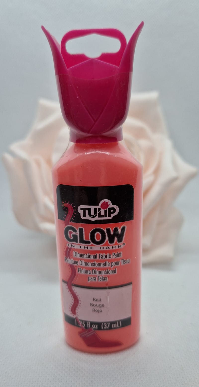 Pink Glow Tulip Glow Fabric Paint Blingtastic