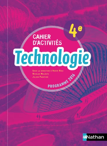 Technologie 4e Cahier d activités élève Grand Format ChezMonAmi