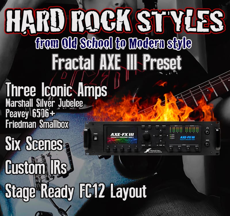 New Vintage Audio Fractal Audio Axe Fx Iii Hard Rock Styles