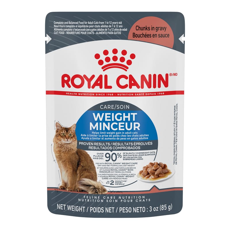 Royal Canin Pochette Pour Chat Soin Minceur Morceaux En Sauce