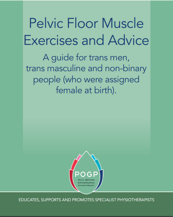 Leaflet For Trans Men Trans Masculine And Non Binary People Assigned