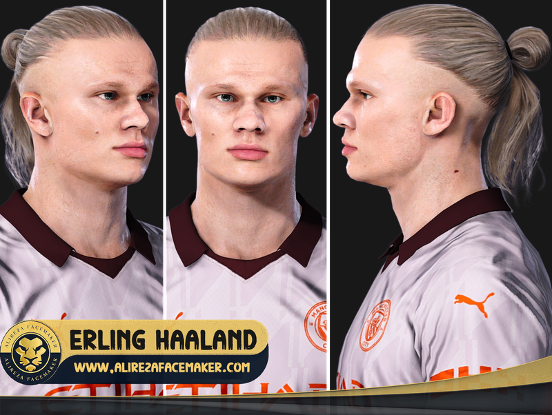 Erling Haaland Face Pes