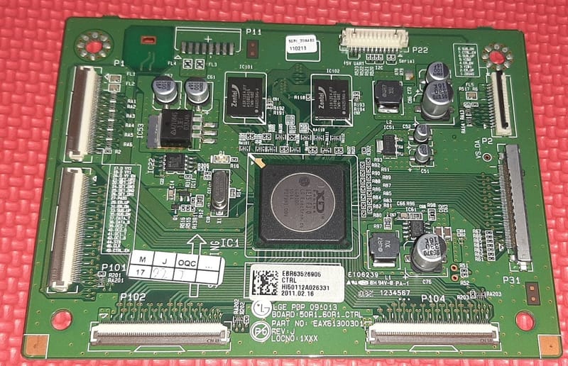 Eax Rev J Placa T Con Board Scheda Platinee Lg Pk Zb