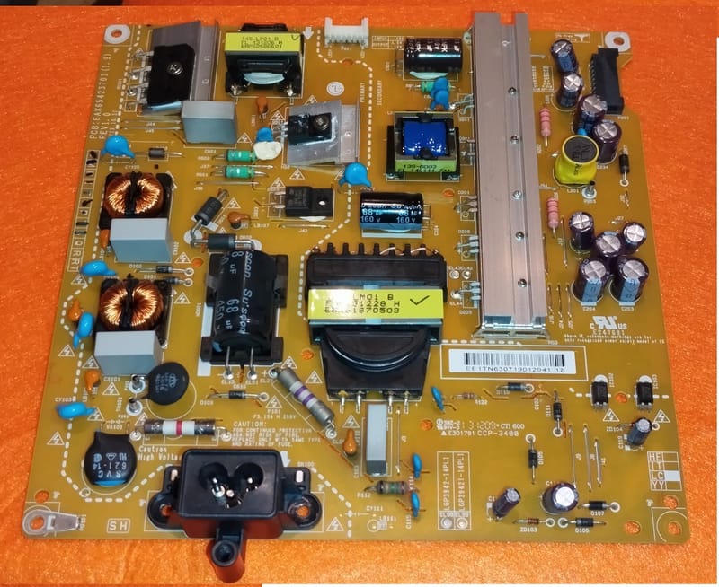 EAX65423701 1 9 REV 1 0 PLACA POWER SUPPLY BOARD LG 42LB630V ZA