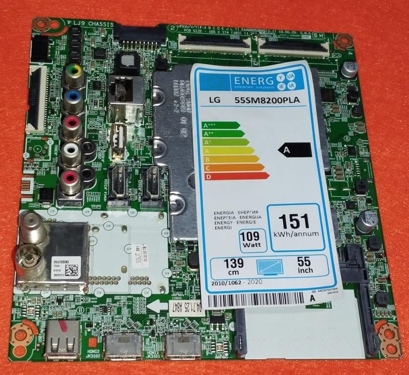 Eax Placa Principal Main Board Lg Sm Pla