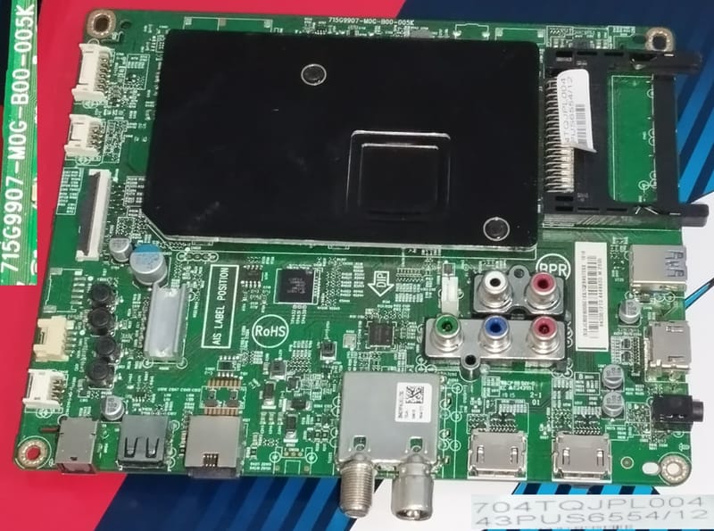 715G9907 M0G B00 005K PLACA MAIN BOARD SCHEDA PHILIPS 43PUS6554 12