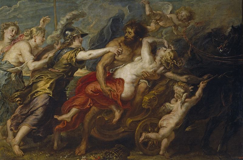 23 Rubens Rapto De Proserpina 1636 1638 Historiarte Los Sentidos