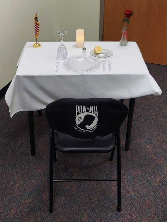 Post Pow Mia Table American Legion Csm Gary M Crisp Post