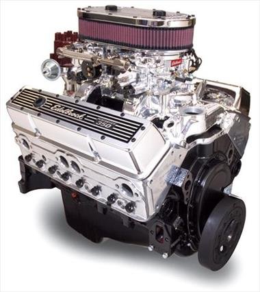 Performer RPM Air-Gap Dual Quad 350 CID Crate Engine 90 1 Compression