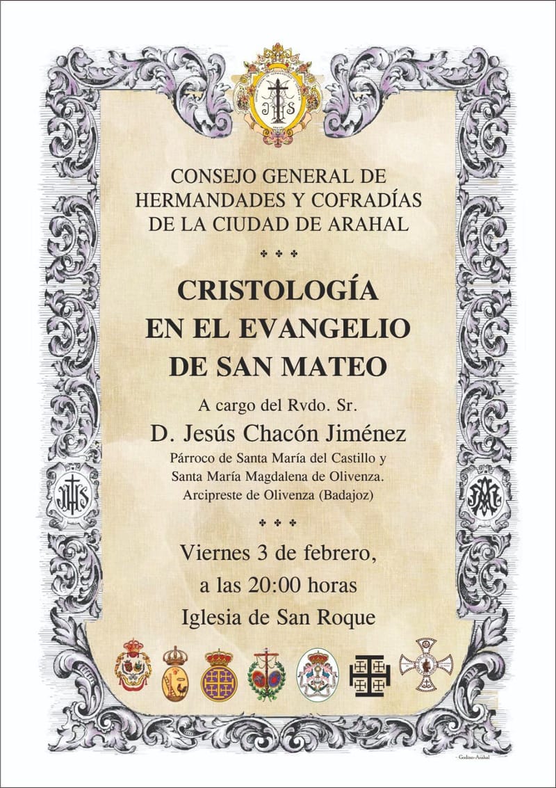 Conferencia La Cristología en el Evangelio de San Mateo Consejo de