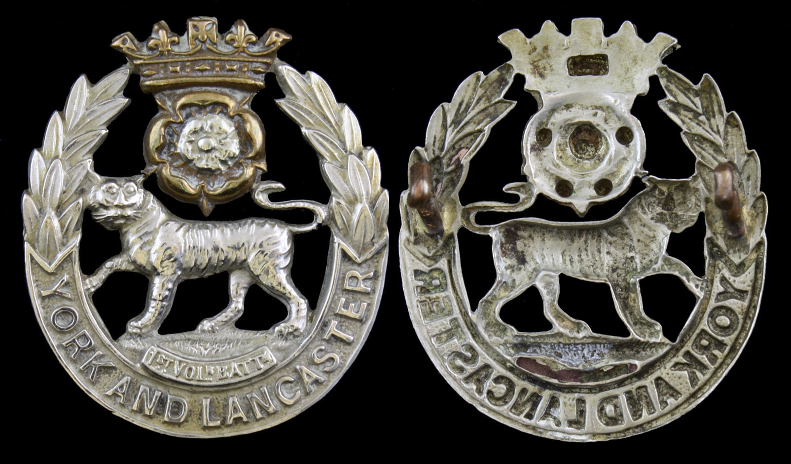 1st Volunteer (Hallamshire) Battalion Badge 1897 to 1908-2nd pattern