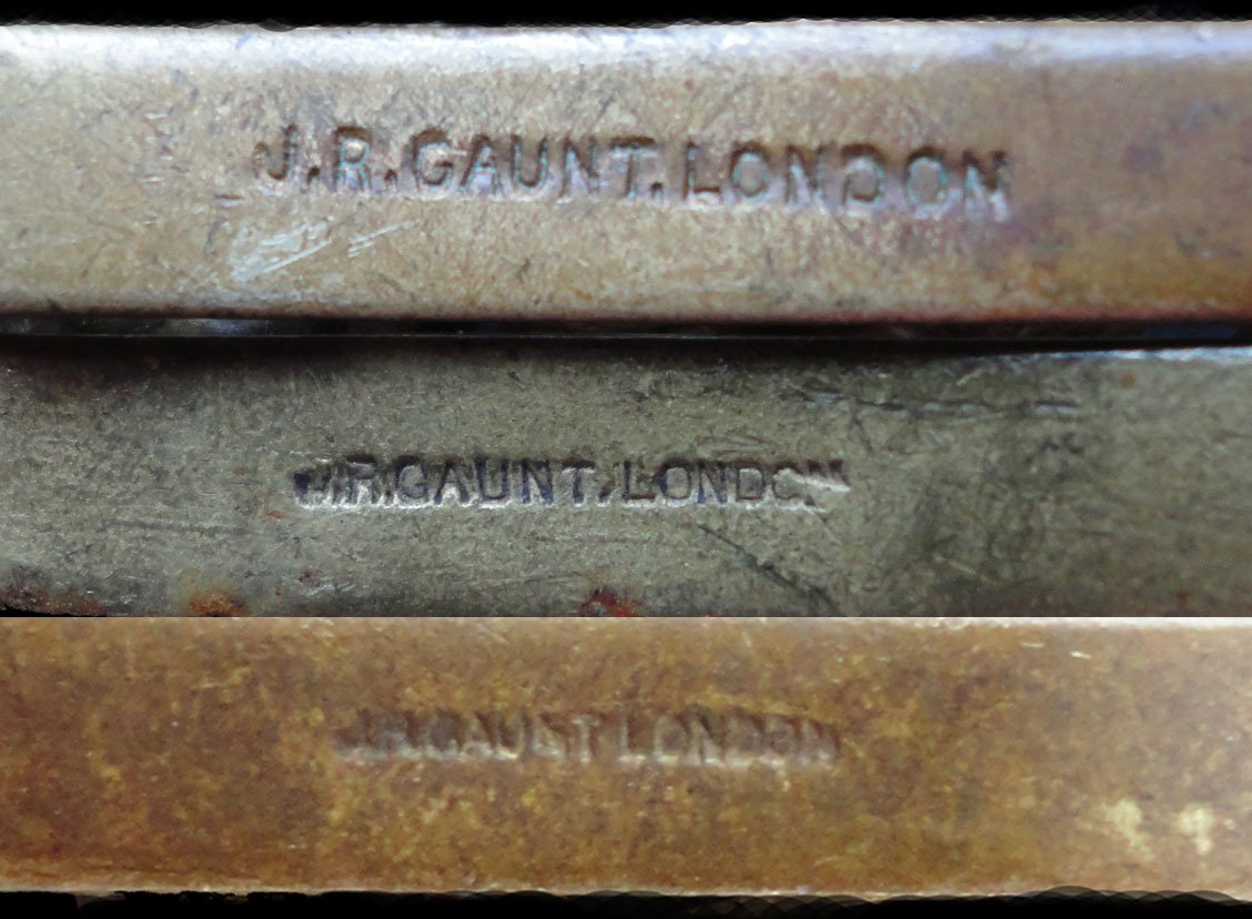 Comparison of Fake and Genuine Gaunt Makers Marks