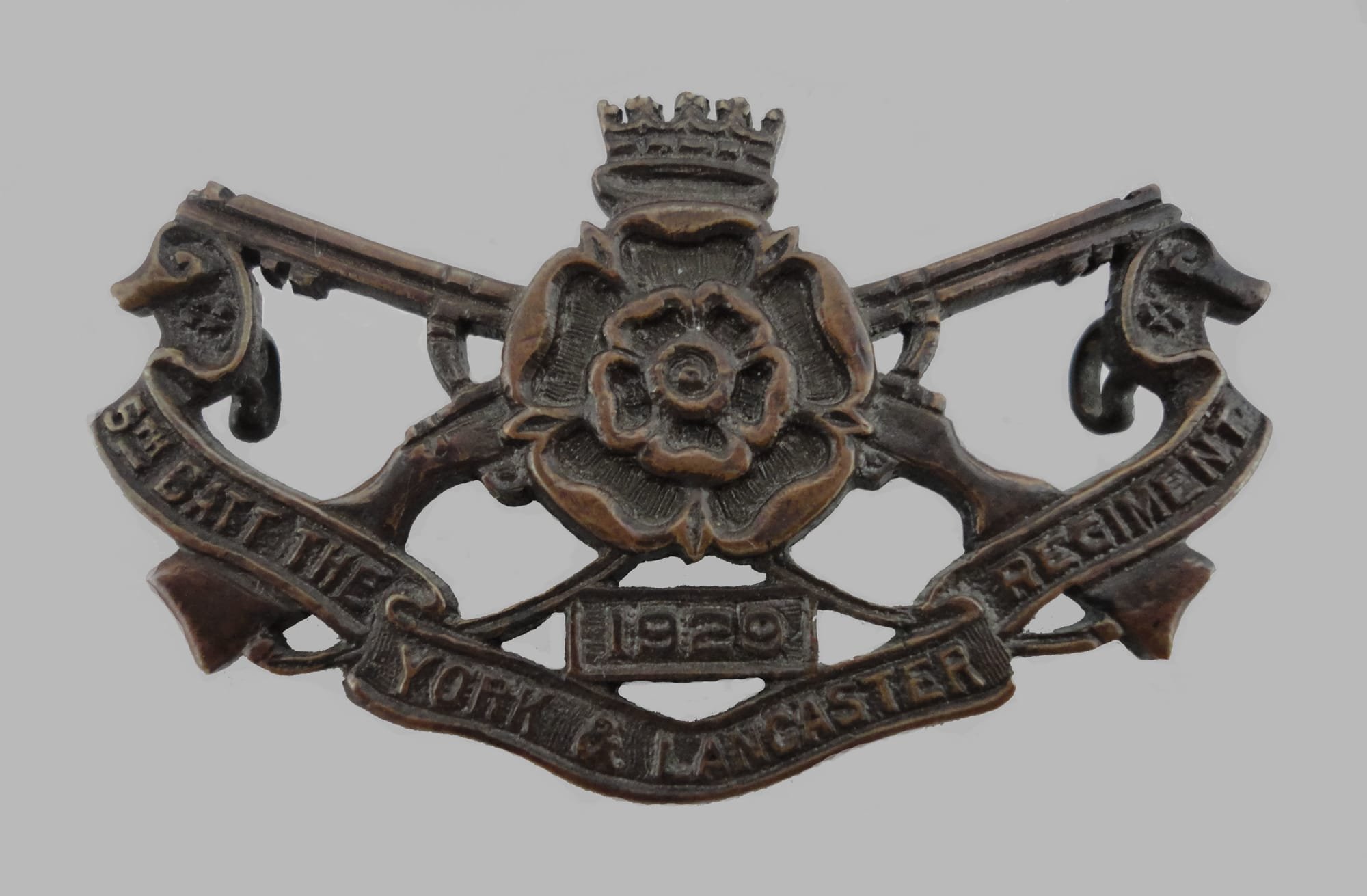 Bronze Shooting Award Badge 5th Battalion 1929