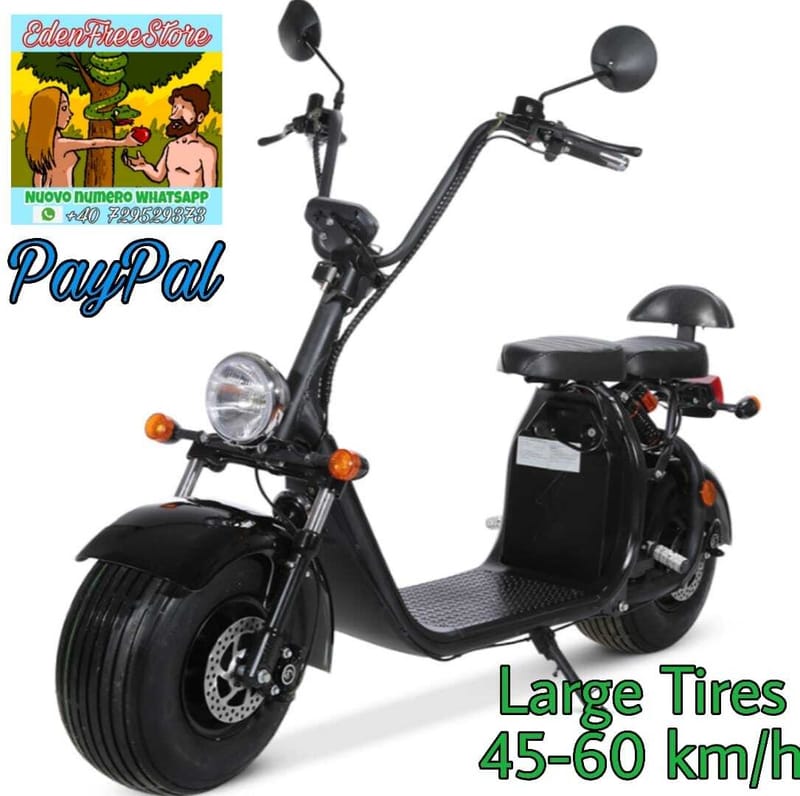 X7 CITYCOCO ELECTRIC E SCOOTER BLACK COLOR 2000W 20Ah COCO CHOPPER