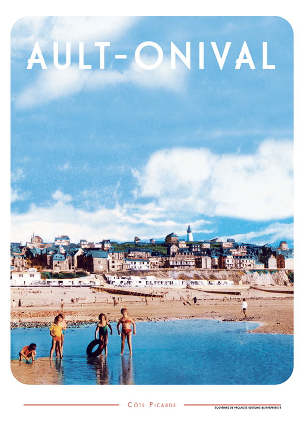 Affiche A3 Ault Onival Editions Bathysphère