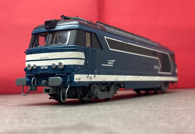 Ree Models Mb S Ho Locomotive Bb Bleu Logo Casquette Sncf Bb