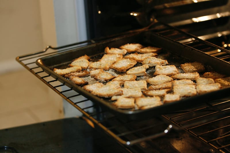 Sweet Potato Almond Crackers