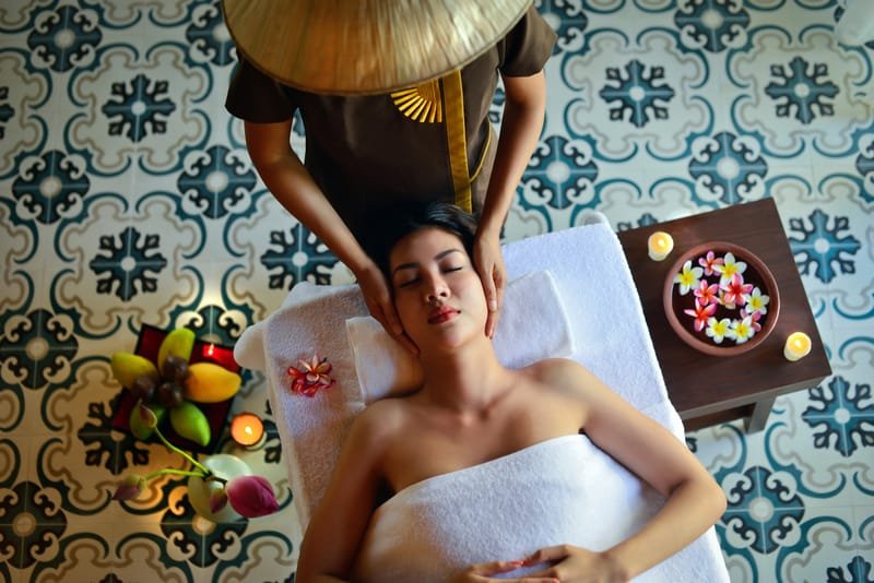 Thai herbal massage