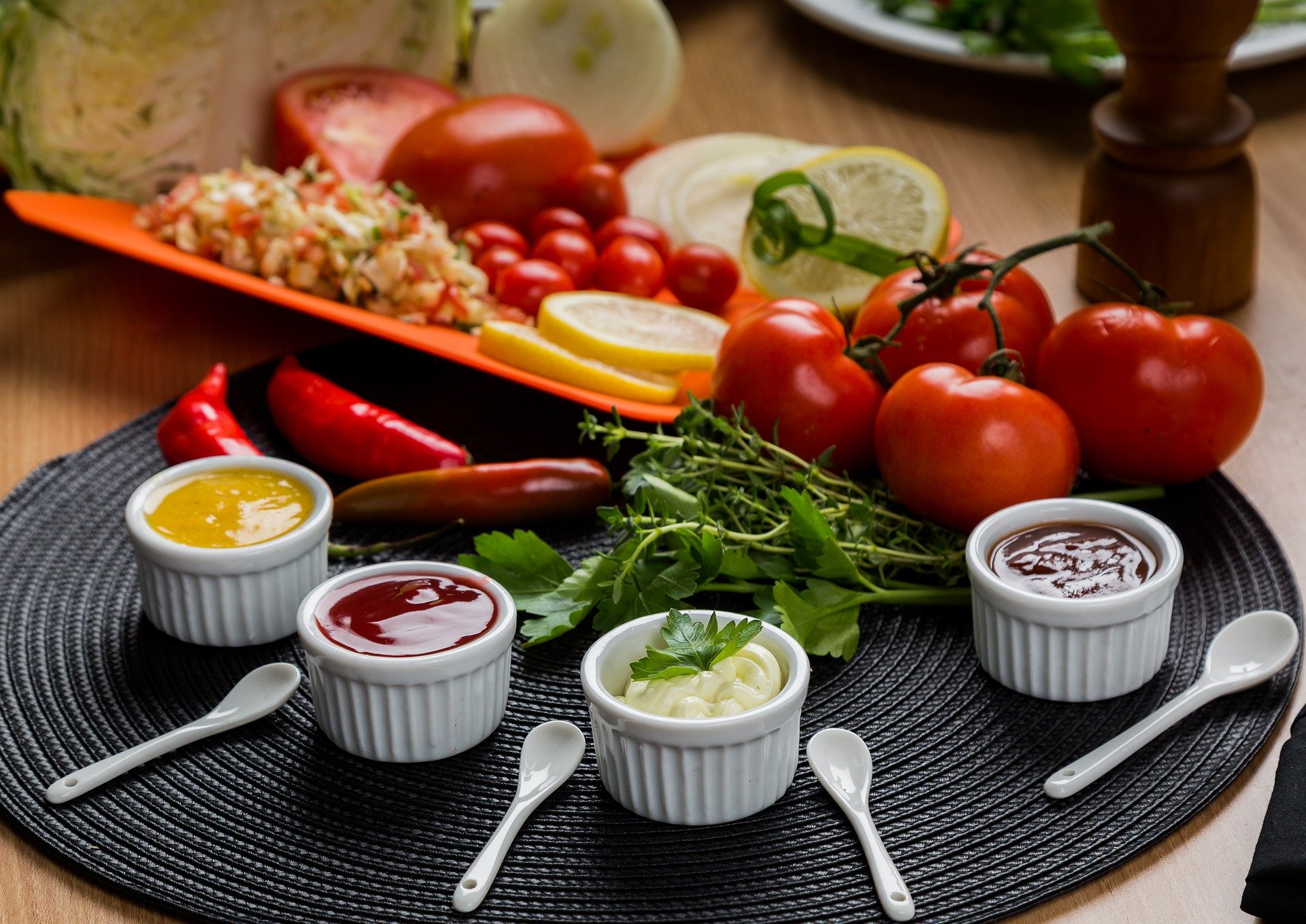 Condiments - Allergens and ingredients