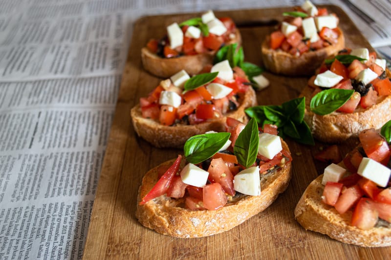 Bruschetta 3 fromages