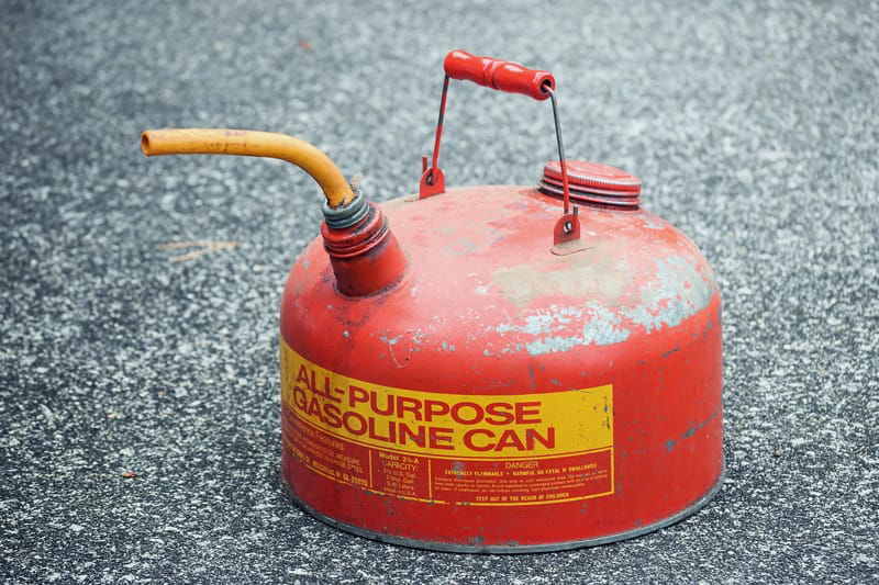 Flammable substances containers and storage