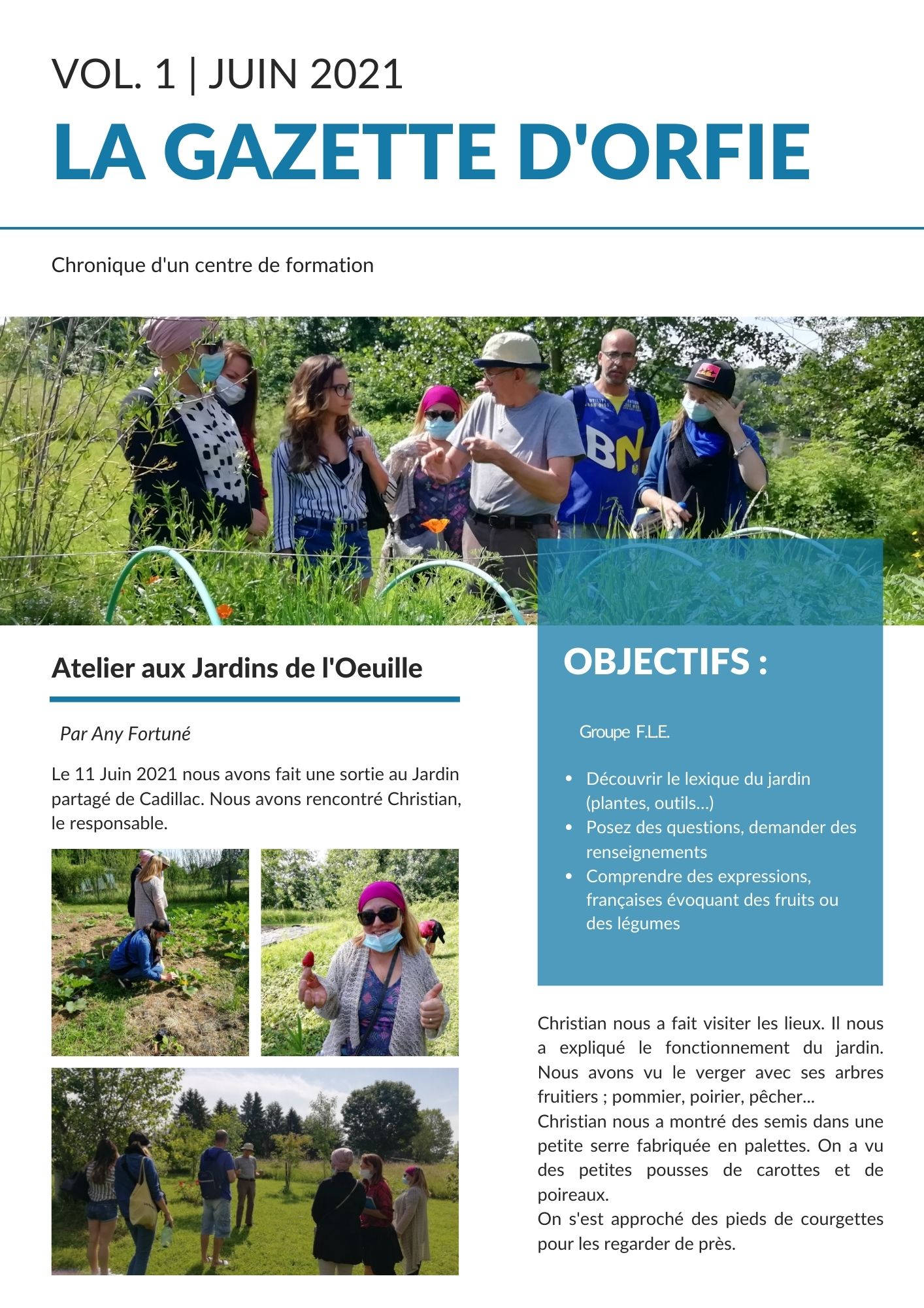 LA GAZETTE D'ORFIE