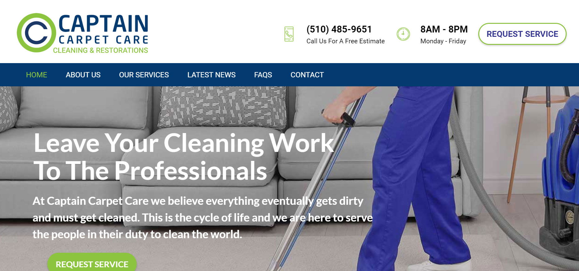 Carpet cleaning, CA