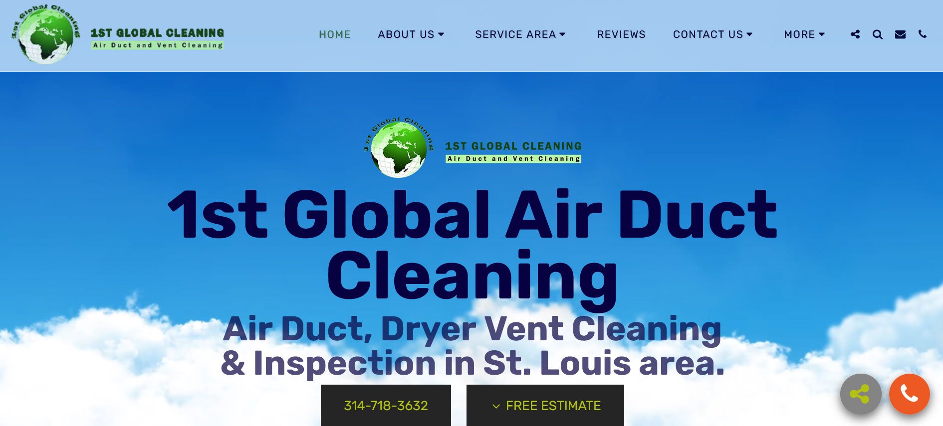 1st global air duct cleaning