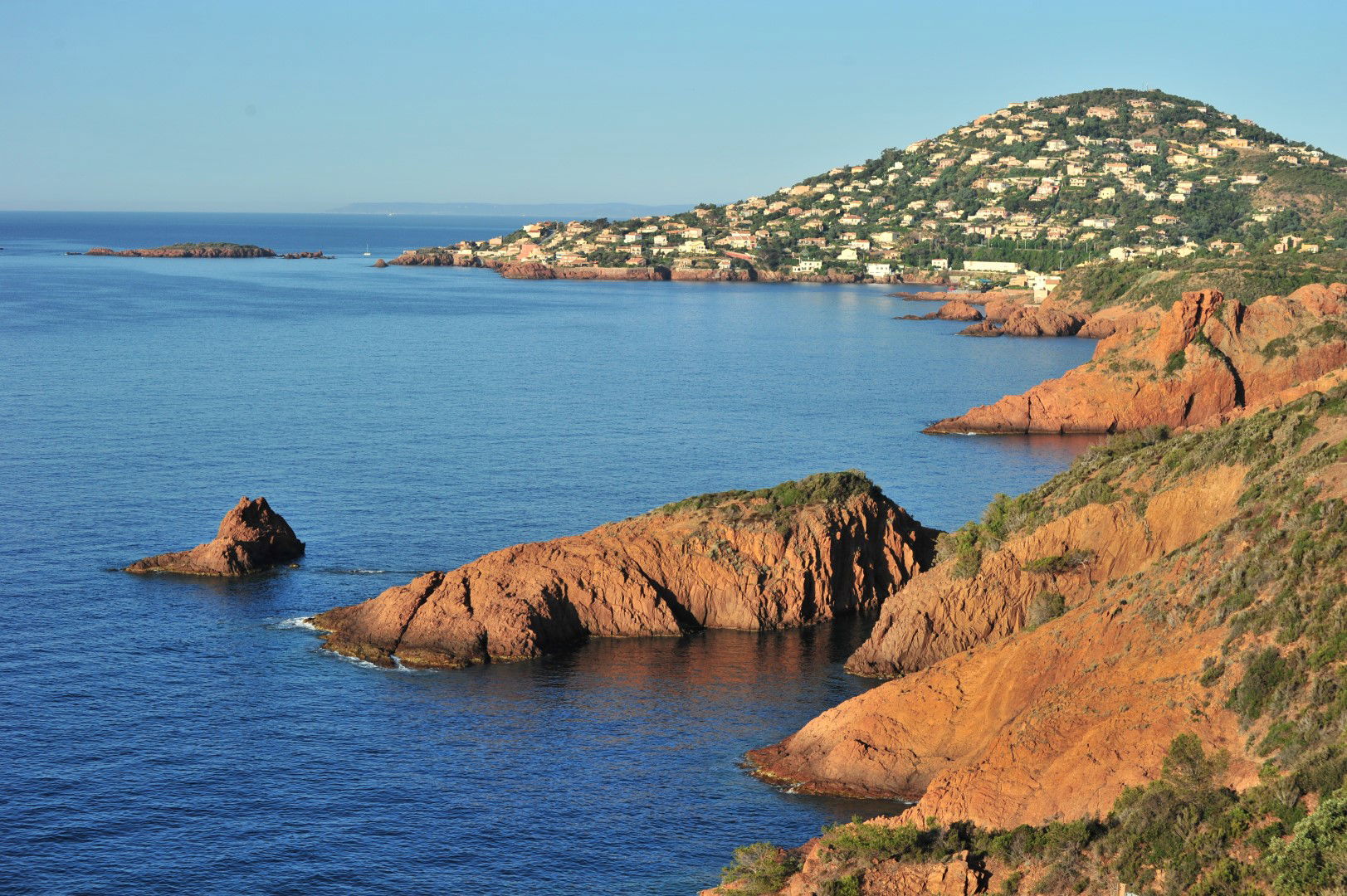 Coastal view in Trayas