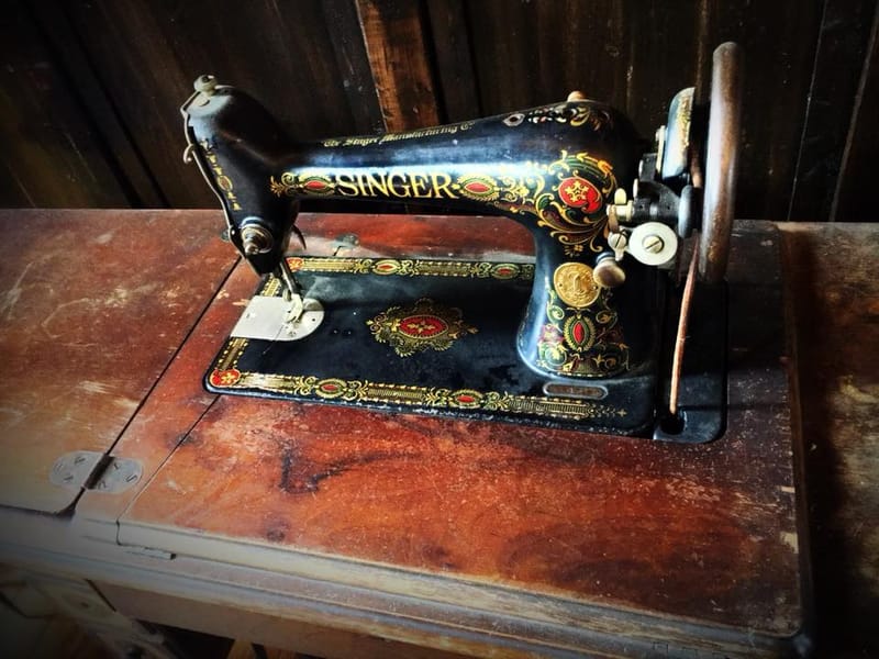 Antique 1905 Singer Sewing Machine The Old Church on Falls