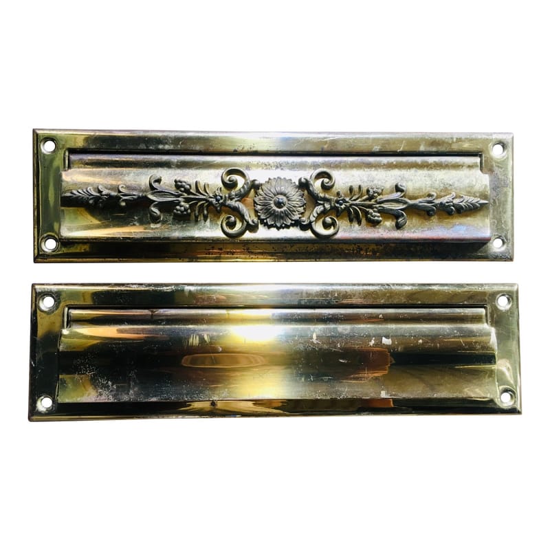 Antique Brass Victorian Style Mail Slot The Old Church on Falls