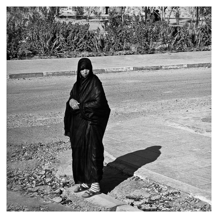 Sur le bord de la route, Vallée du Drâa, Maroc