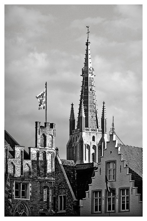 Les pointes, Bruges, Belgique