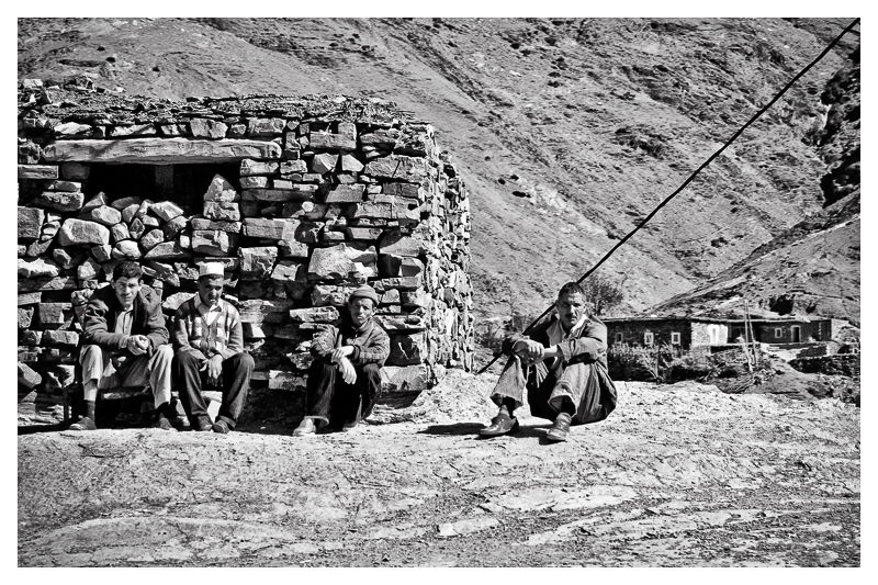 La pause, Col de Tizin-Tichka, Maroc