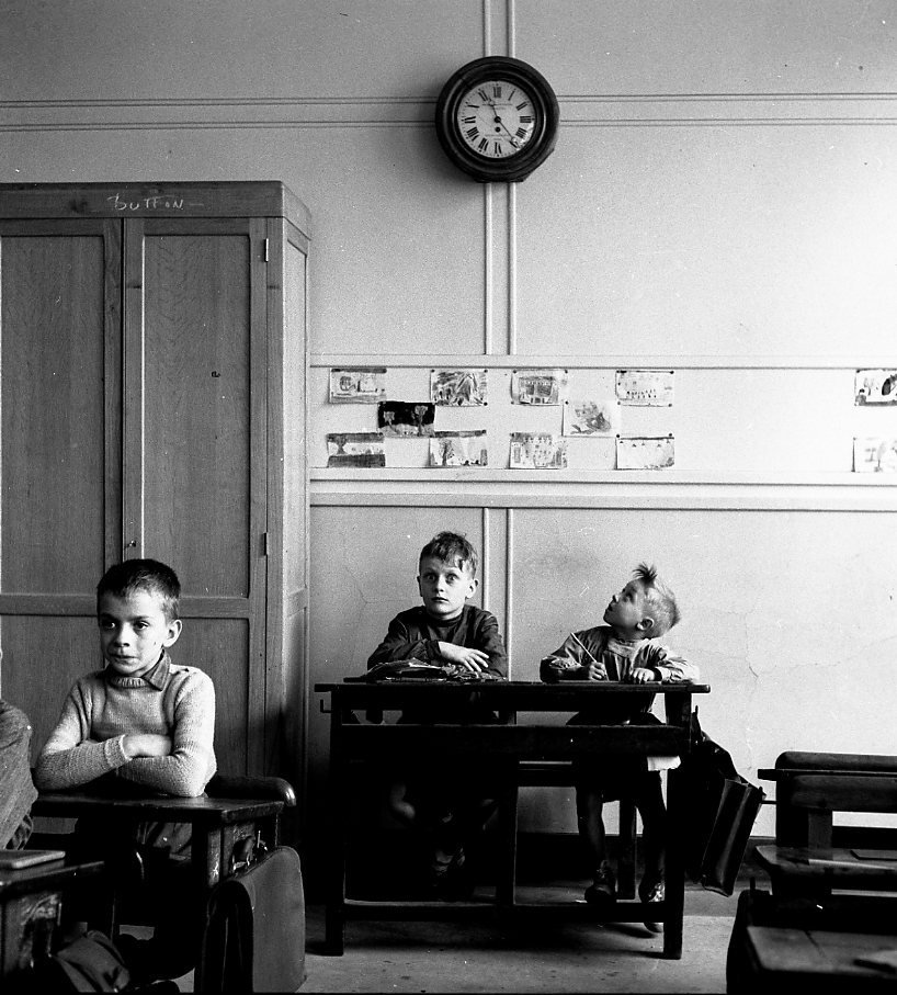 Robert Doisneau - Le cadran scolaire Paris1956