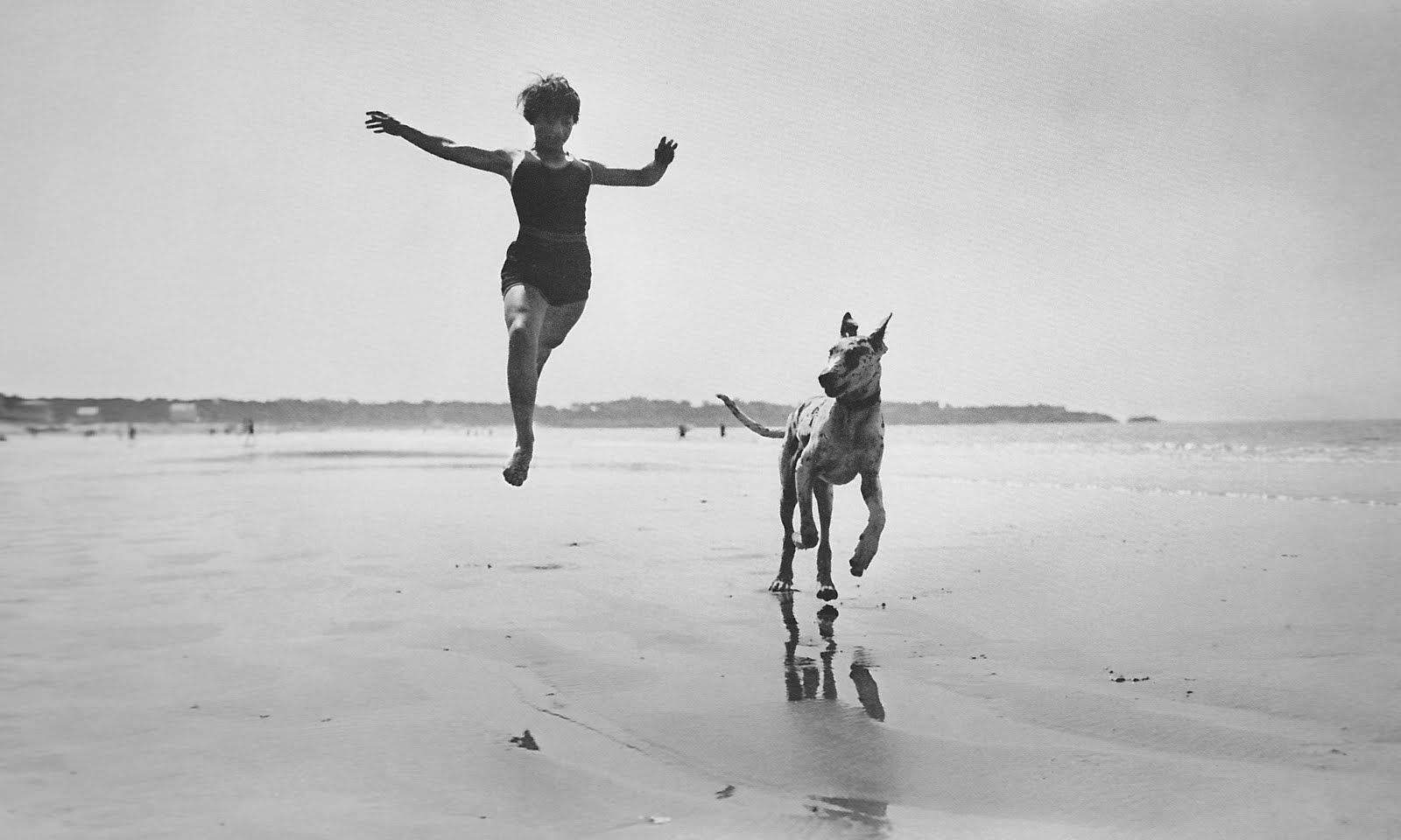 Jacques Henri Lartigue - Jeanine Lhemann, Royan 1966