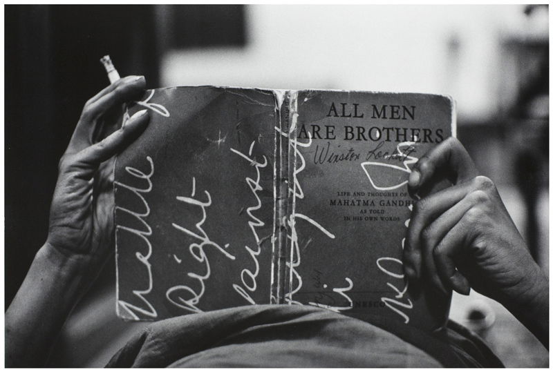 Charles Moore - Reading Gandhi’s All men are brothers, 1960