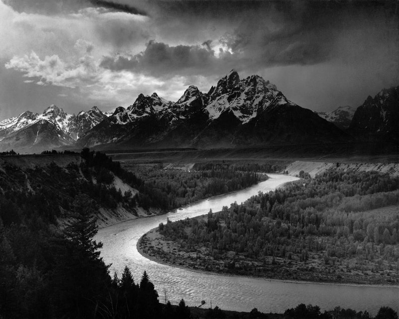 Ansel Adams - The Tetons and the snake river, Grand Tetton National Park, Wyoming 1942