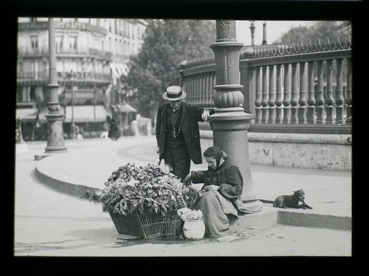 Louis Vert - Vendeuse de fleurs, Paris (1900-1906)