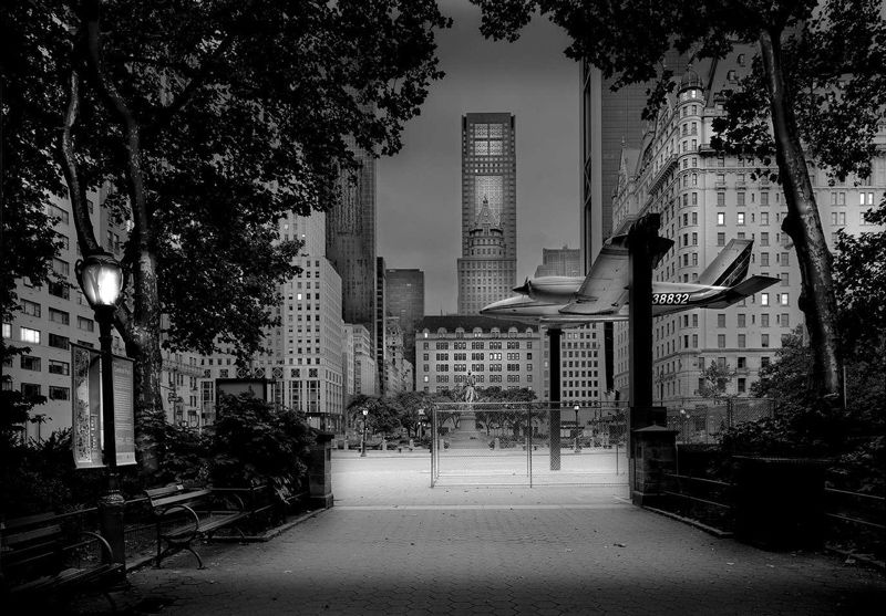 Michael Massaia - Deep in a Dream - Central Park - Airplane Installation 2012
