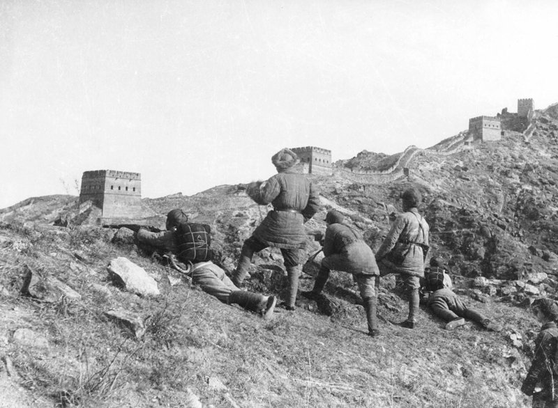 Sha Fei - Battle of Chajianling, great wall, Laiyuan, Hebei 1937