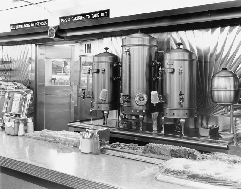 George Tice - St George Diner, Linden, New Jersey 1983