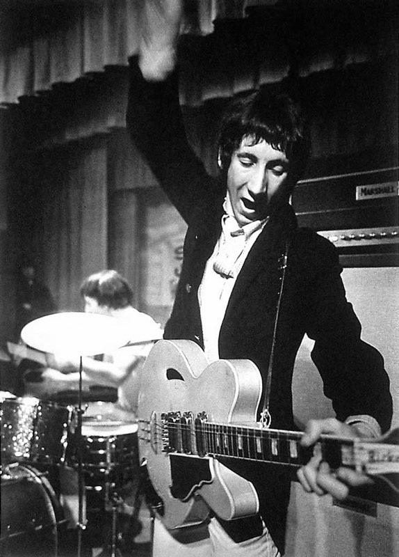 Colin Jones - The Who, Pete Townshend playing guitar, 1966