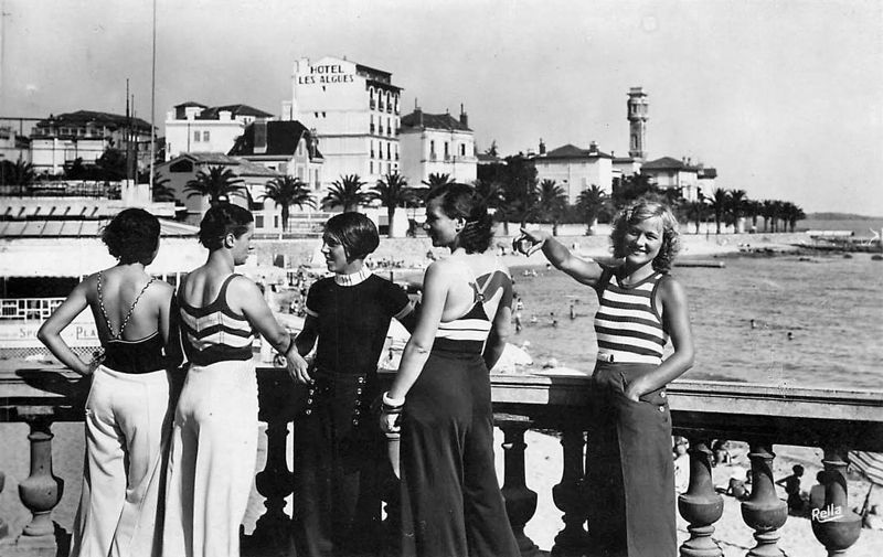 Eva Besnyő - Summer fashion, French Riviera 1930