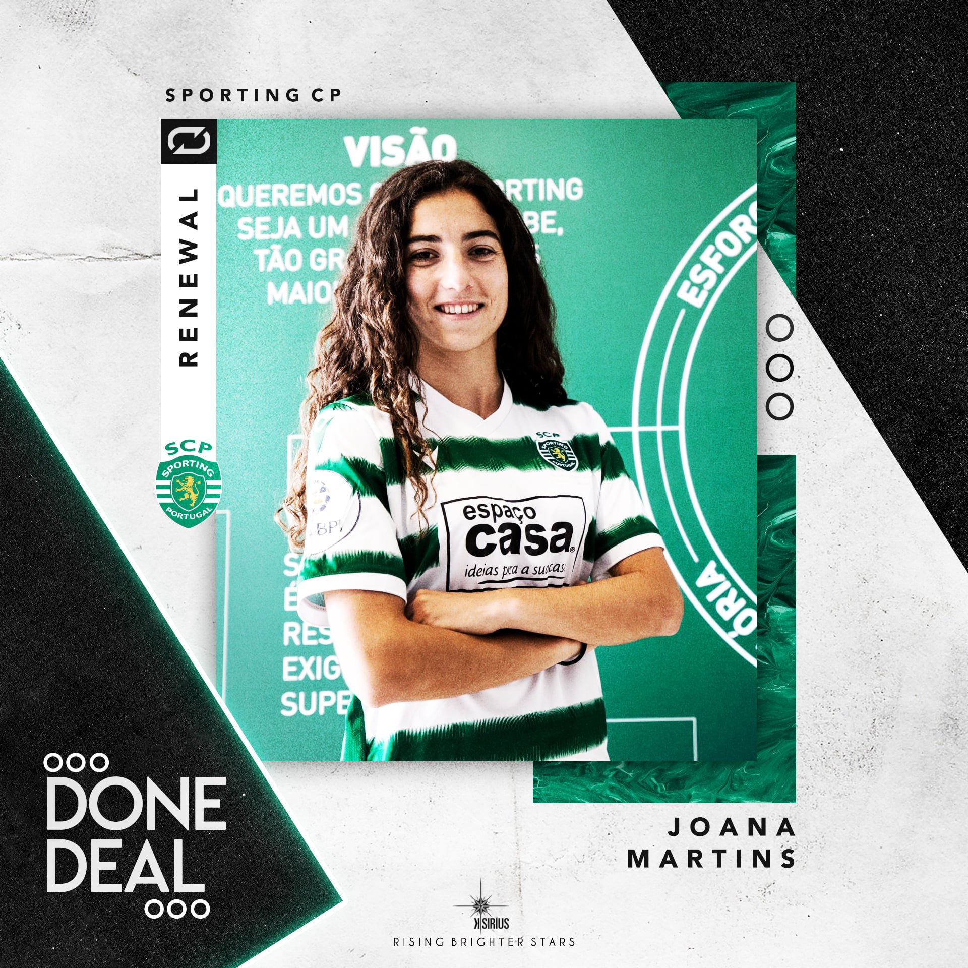 Renewal: Joana Martins with Sporting C.P.