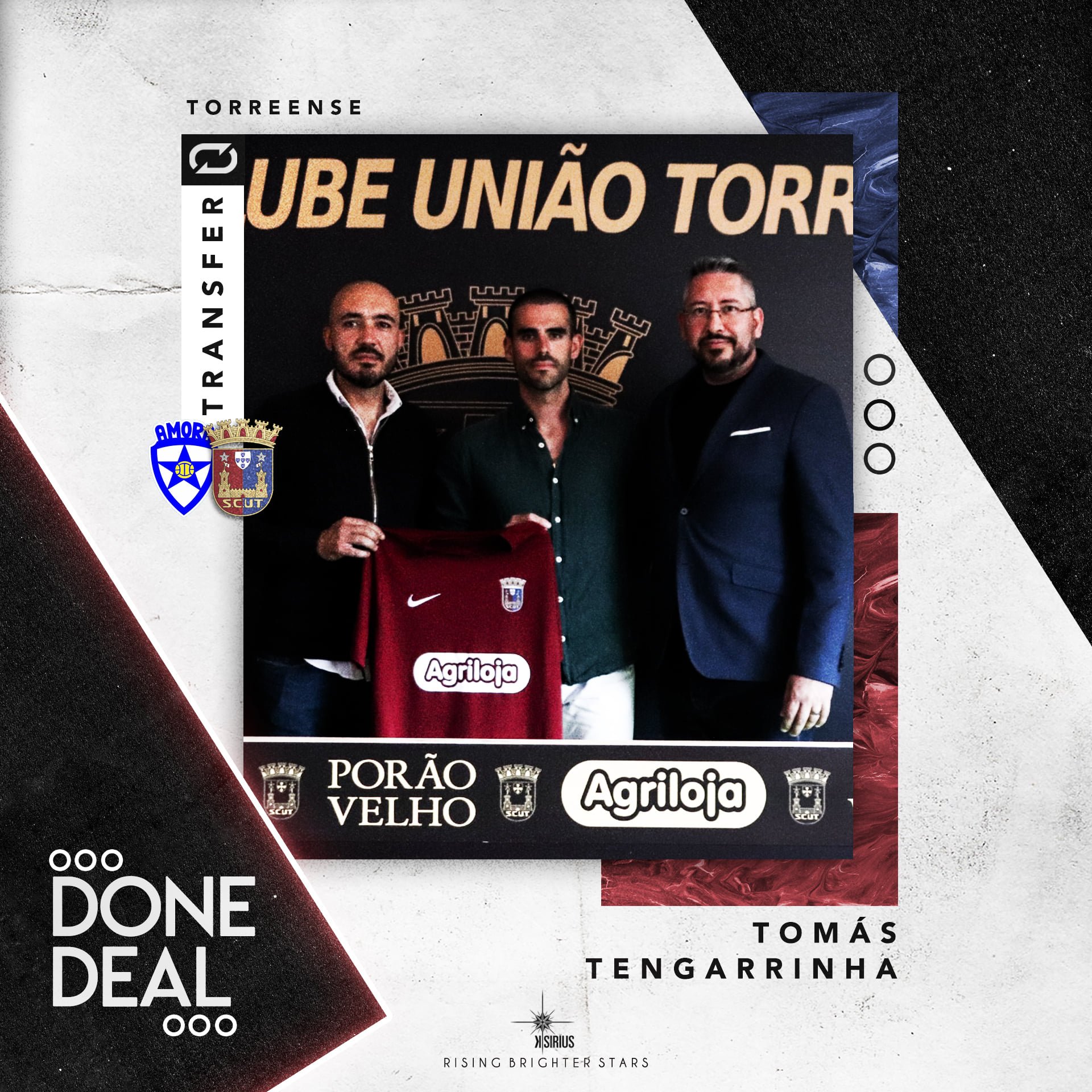 Signing: Tomás Tengarrinha whith S. C. União Torreense